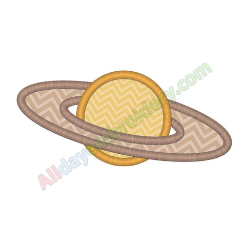 Saturn embroidery design