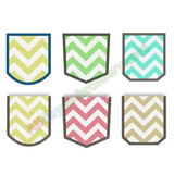 Pocket applique set