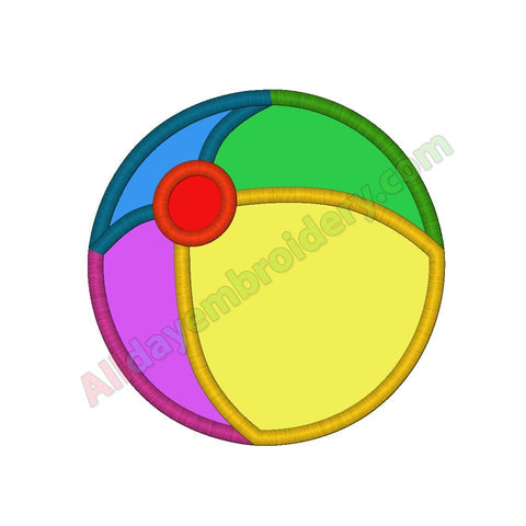 Beach ball applique