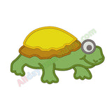 Turtle applique - Alldayembroidery.com
