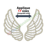Wings applique - Alldayembroidery.com