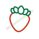 Strawberry embroidery design