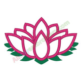 Lotus flower applique