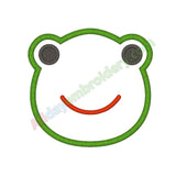 Frog face applique