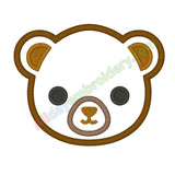 Bear head applique