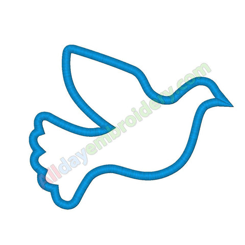 Embroidery Peace Dove Cloth Patches Diy Embroidered Applique - Temu