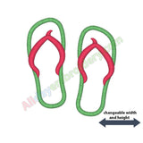 Flip flops applique
