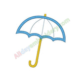 Umbrella applique - Alldayembroidery.com