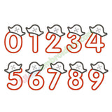 Number applique SET