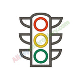 Traffic lights applique - Alldayembroidery.com