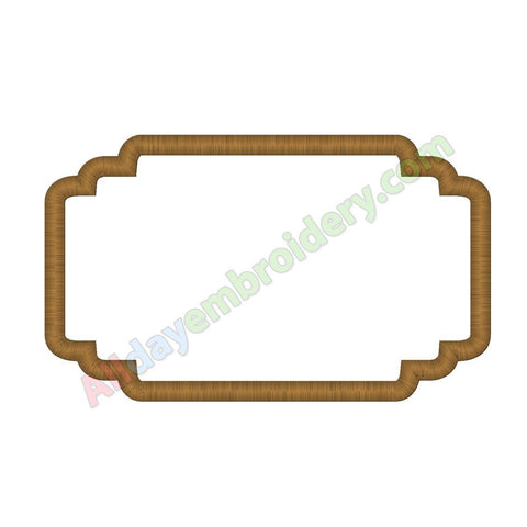 Frame applique design. Machine embroidery design. Fancy frame applique ...