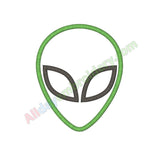 Alien head applique