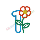 Number 1 applique