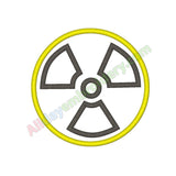 Radioactive sign applique