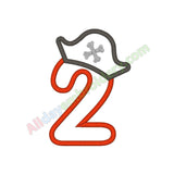 Number two applique