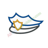 Police cap applique