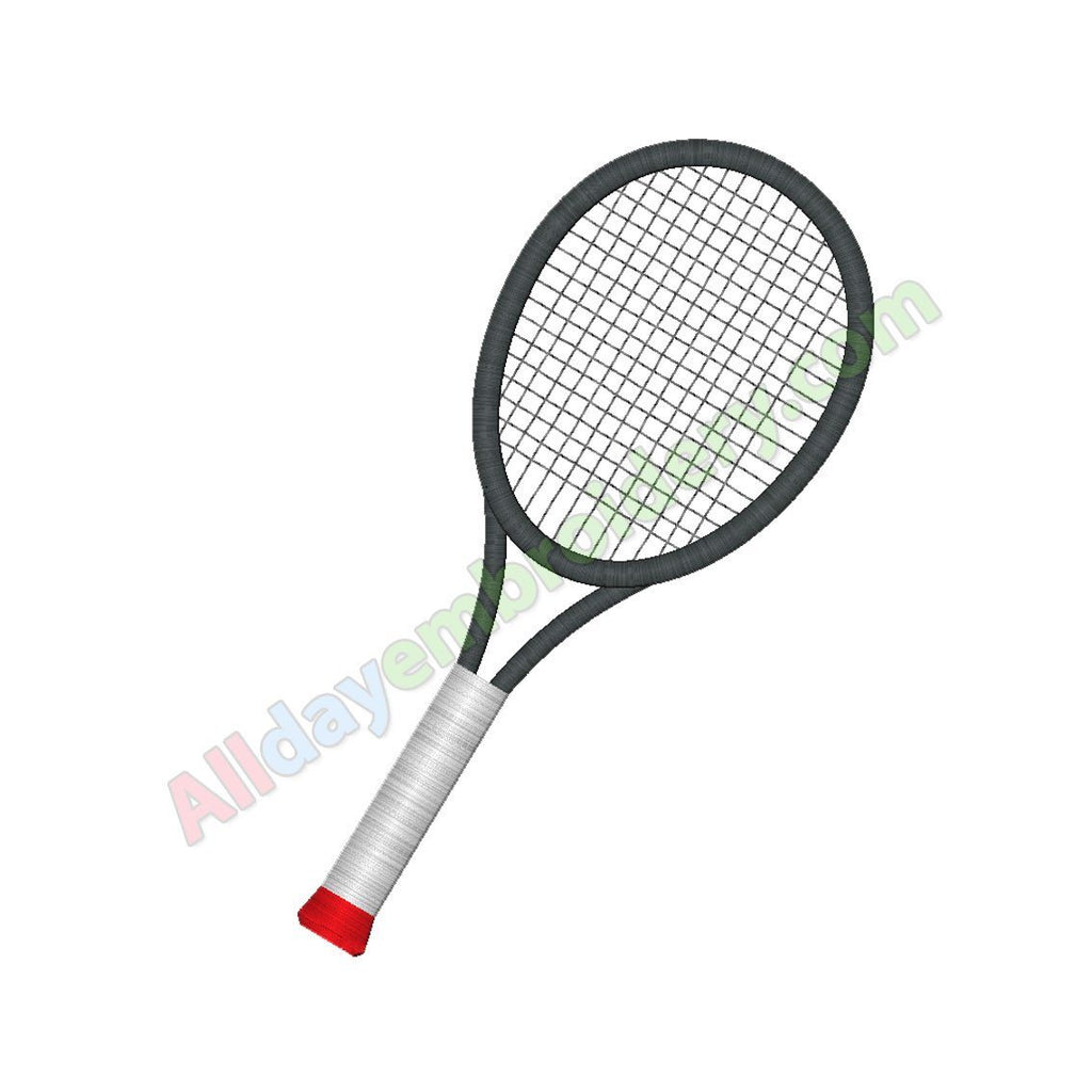 Tennis racket - Alldayembroidery.com