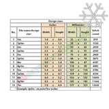 Snowflake embroidery pack - Alldayembroidery.com