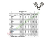 Engine pistons applique