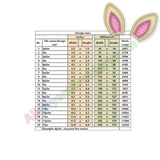 Bunny Ears Monogram Frame