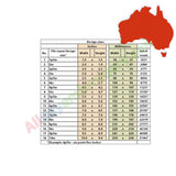 Australia Embroidery Design