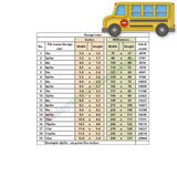 School Bus Applique