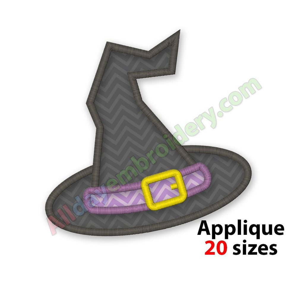Witches hat applique design
